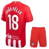 Officiële Voetbalshirt + Korte Broek Atlético Madrid Joao Felix 18 Thuis 2023-24 - Kids